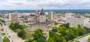 Downtown Topeka, Kansas buildings where Imagine Health is partnering with high-performing, local healthcare providers.